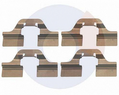 CARRAB BRAKE PARTS 2266 -  Комплектующие, колодки дискового тормоза